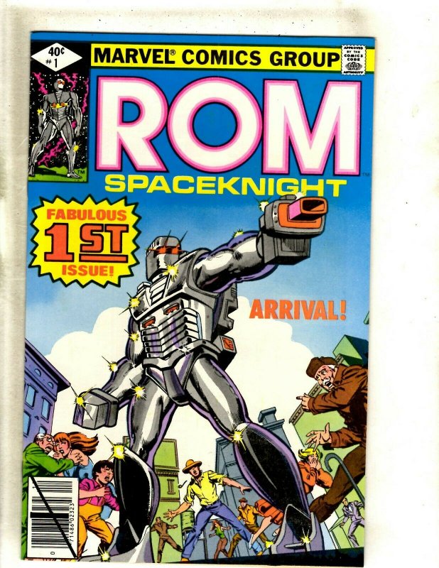 ROM # 1 NM Marvel Comic Book X-Men Spider-Man Avengers Defenders Robot HJ9