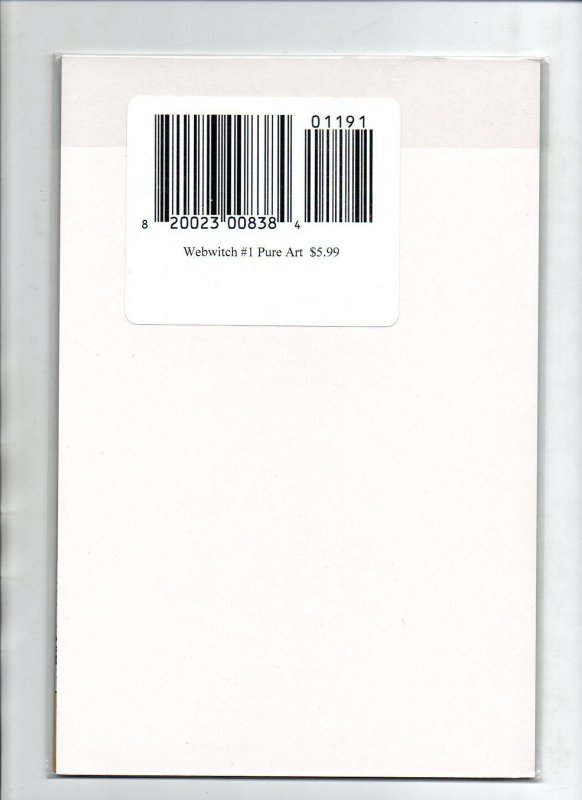 Webwitch #1 Pure Art Cover - Sealed - Boundless - 2015 - NM
