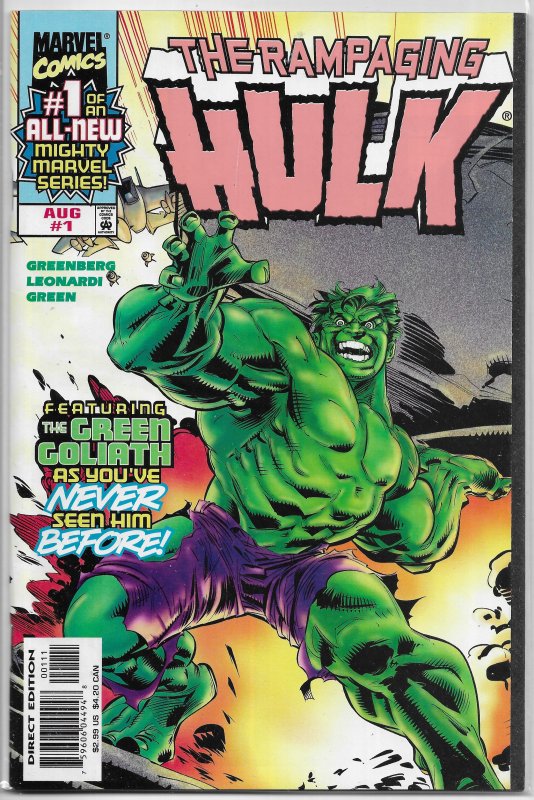 Rampaging Hulk   vol. 1   # 1 VF