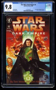 Star Wars: Dark Empire #6 CGC NM/M 9.8 White Pages