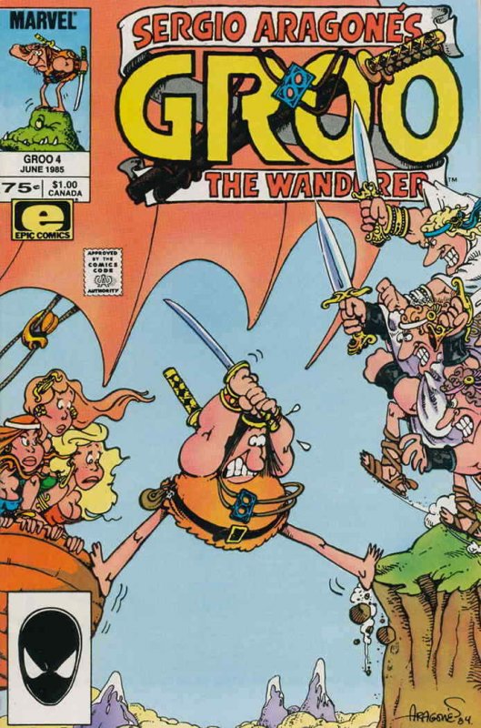 Groo the Wanderer #4 VF/NM; Epic | Sergio Aragones - we combine shipping