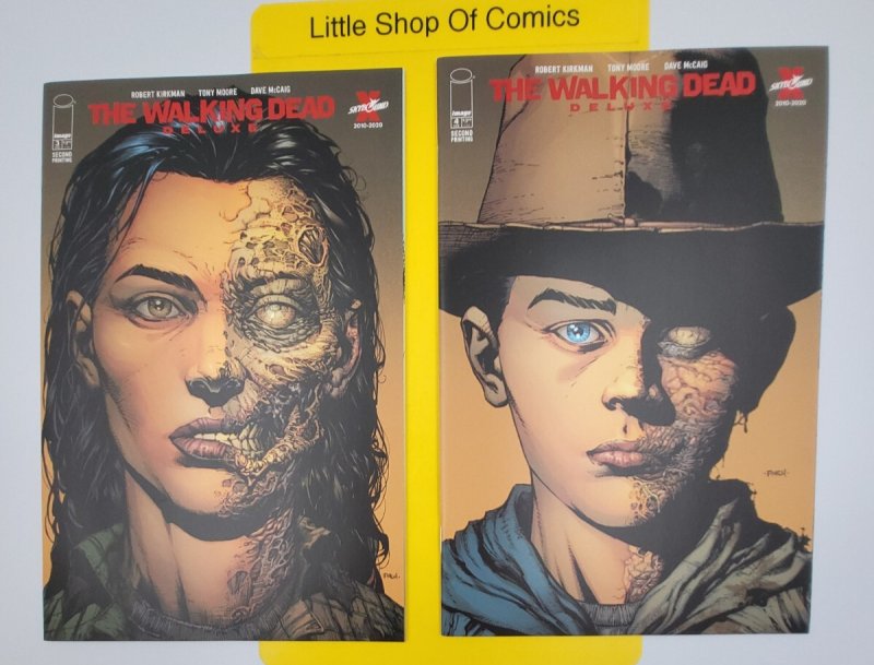 Walking Dead Deluxe #1 2 3 4 5 6 2nd Print David Finch & David McCaig Covers