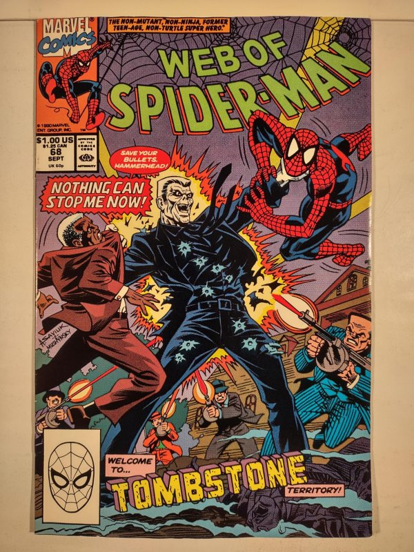 Web Of Spider Man 68 Direct Edition 1990 Comic Books Copper Age Marvel Spider Man 