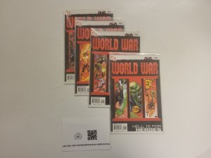 4 World War DC Comic Books #1 2 3 4 Series 22 TJ14