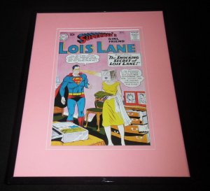 Superman's Girlfriend Lois Lane #13 Framed 11x14 Repro Cover Display