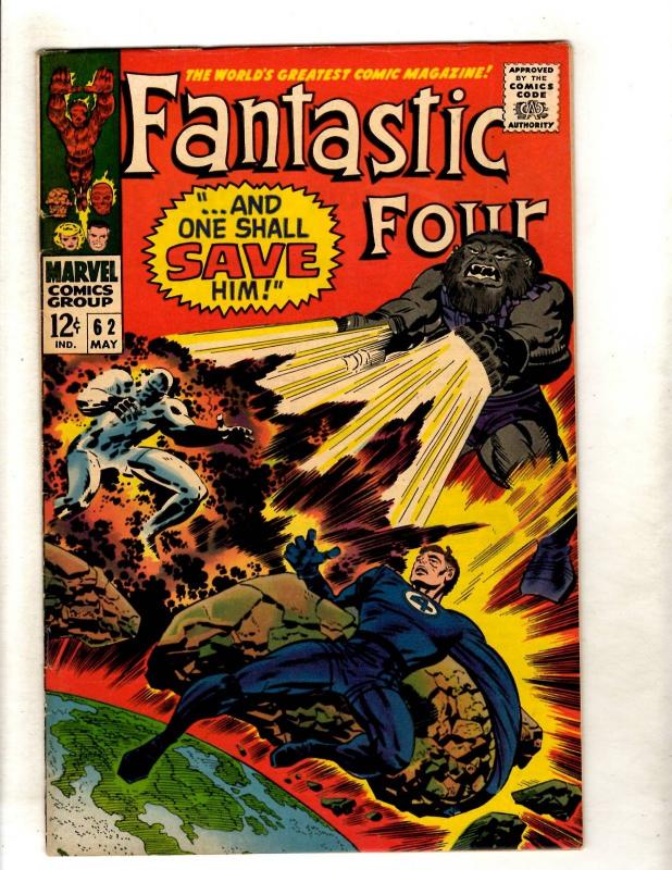 Fantastic Four # 62 VF/NM Marvel Comic Book Dr. Doom Human Torch Thing FM3