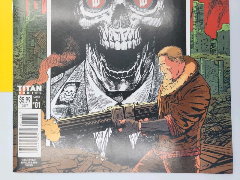 Wolfenstein #1 & #2 Cover A Set 2017 Titan Comics Optioned