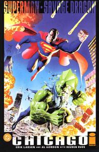 Superman And Savage Dragon: Chicago #1 VF ; DC | Alex Ross