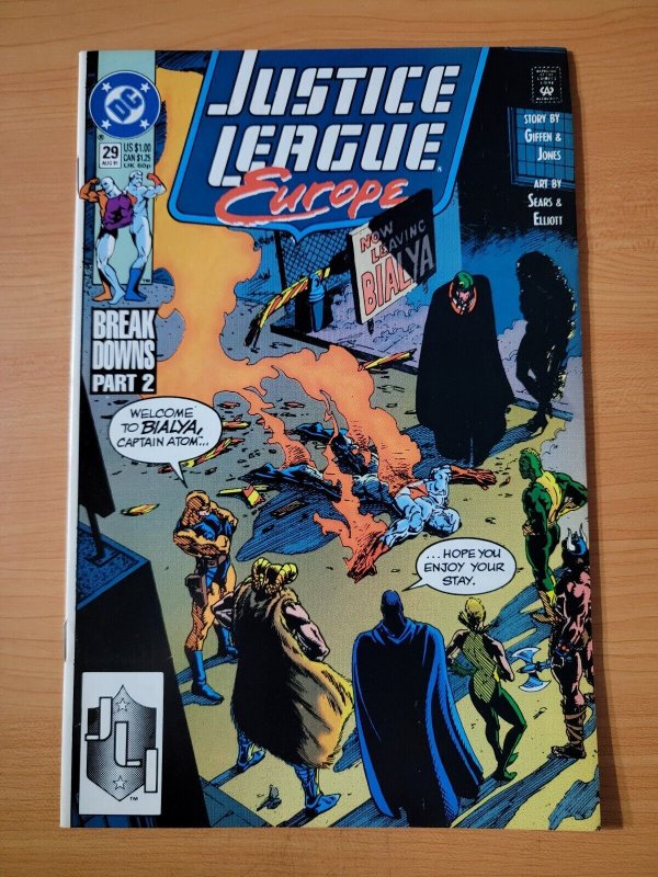 Justice League Europe #29 Direct Market Edition ~ NEAR MINT NM ~ 1991 DC Comics 