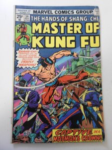 Master of Kung Fu #34 (1975) VG Condition