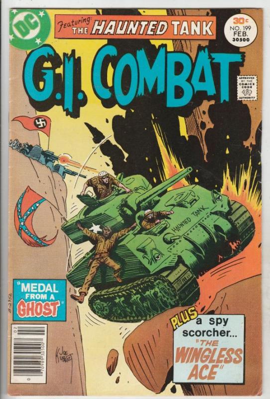 G.I. Combat #199 (Feb-77) FN/VF Mid-High-Grade The Haunted Tank