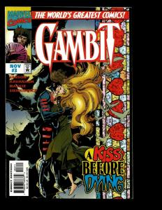 Lot Of 11 Gambit Marvel Comics # 1 2 3 1 2 3 4 6 7 8 9 Limited Series X-Men EK10