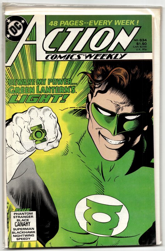 Action Comics Weekly #634 (1989) Green Lantern