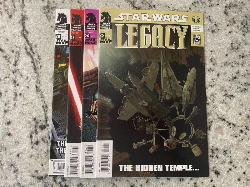 4 Legacy Star Wars Dark Horse Comic Books # 25 26 27 28 NM 1st Prints 102 MS12