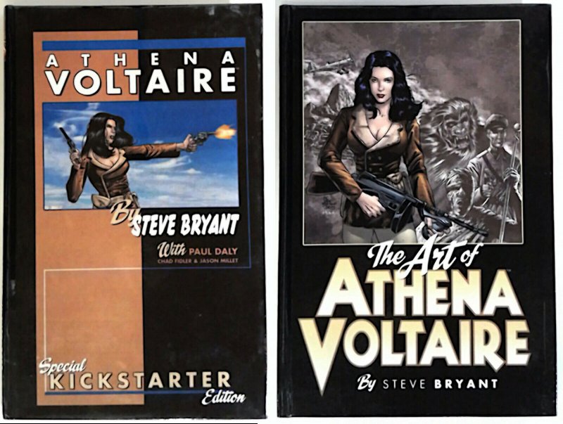 Athena Voltaire Special Kickstarter Edition & Art of Limited Ed. Steve Bryant HC