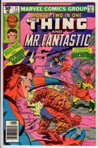 Marvel Two-in-One #71 Newsstand Edition (1981) 9.2 NM-