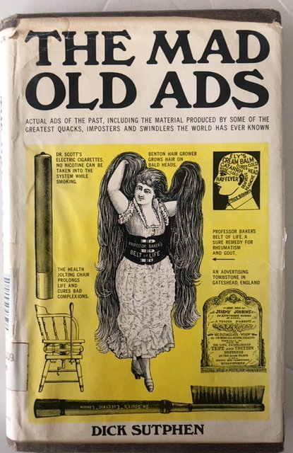 Mad old ads book  1966, very wild stuff promoted