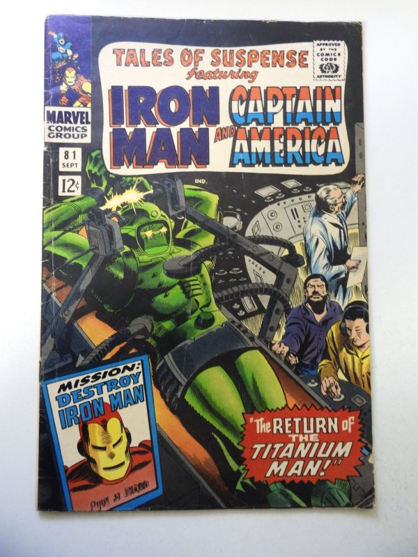 Tales of Suspense #81 (1966) VG Condition