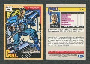 1991 Marvel Comics II  Card  #15 ( Cable )  MINT