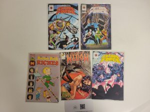 5 Comics #11 14 16 Rai and the Future Force + #2 Widow + #9 Richie Rich 33 TJ12