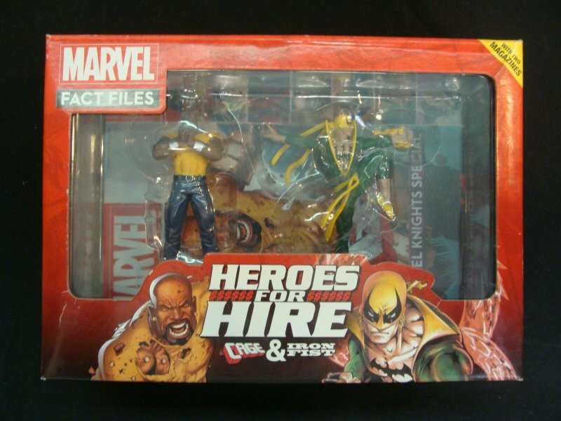 Heroes for Hire Luke Cage & Iron Fist Marvel Fact Files Eaglemoss Figures