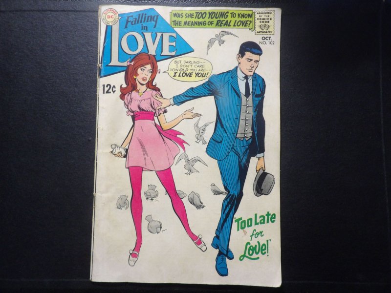 Falling In Love #102 (1968) VG