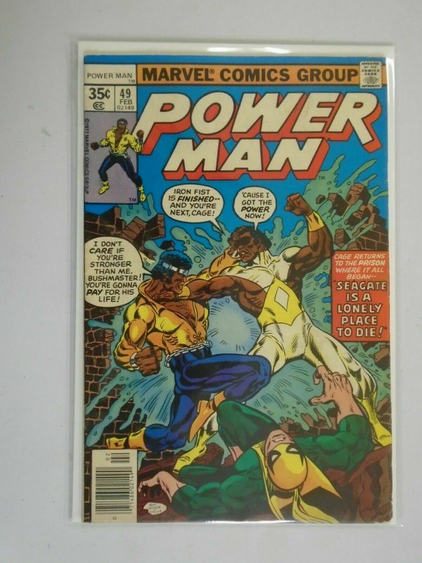 Power Man #49 Last issue as just Power Man 6.0 FN (1978)