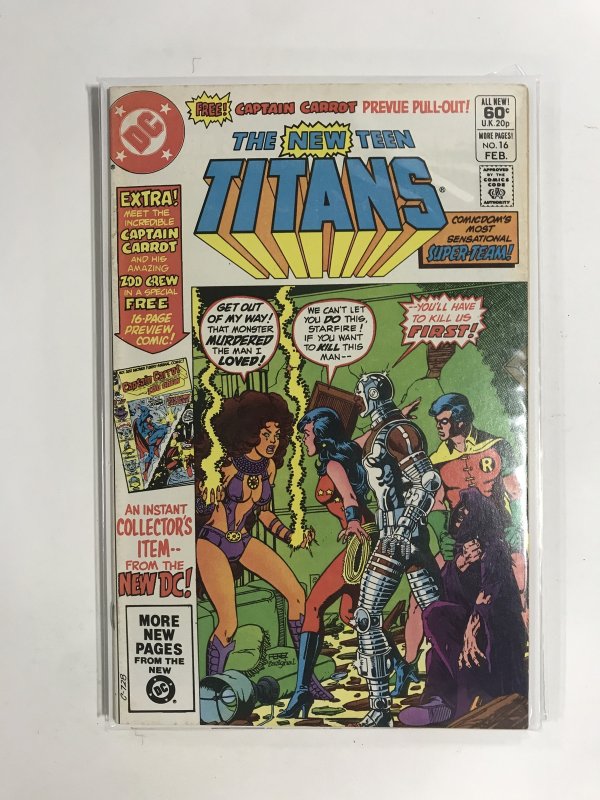 New Teen Titans 18 VF3B131 VERY FINE VF 8.0