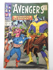 The Avengers #33 (1966) To Smash A Serpent! Solid VG- Condition!