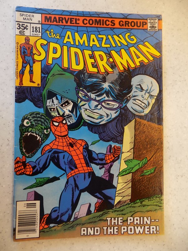 AMAZING SPIDER-MAN # 181 MARVEL ACTION ADVENTURE