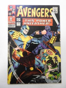 The Avengers #29 (1966) VG+ Condition extra staple added