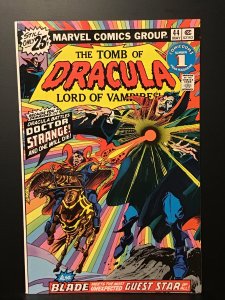 Tomb of Dracula #44 (1976) FN 6.0 Blade appearance