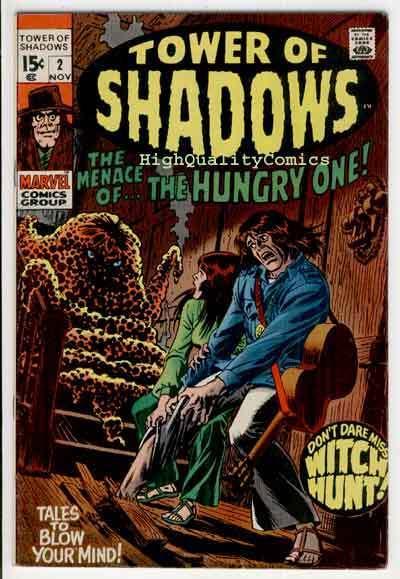 TOWER of SHADOWS #2, VF+, Neal Adams, Witch Hunt, 1969, more Horror in store