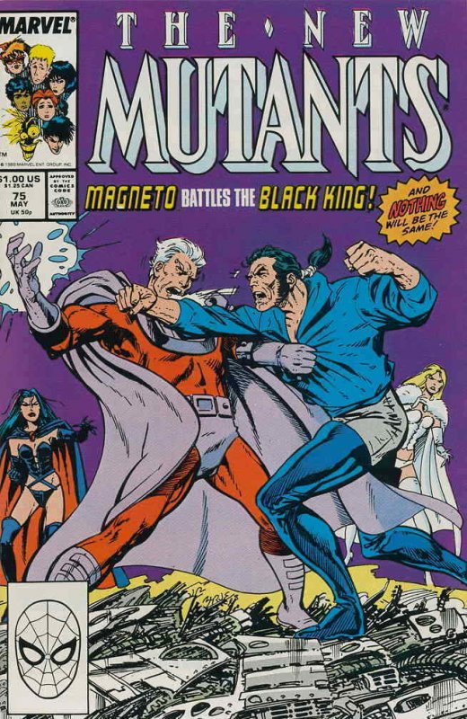 New Mutants, The #75 VF; Marvel | save on shipping - details inside