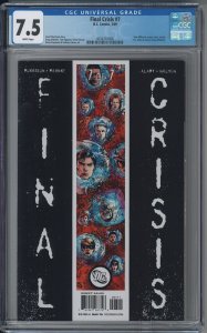 Final Crisis 7 CGC 7.5 WP 1st Calvin Ellis Black Summer Variant Superman DCU ?