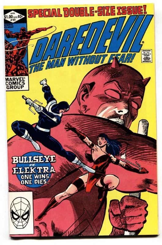 Daredevil #181-MARVEL comic Death of ELEKTRA-FRANK MILLER VF/NM