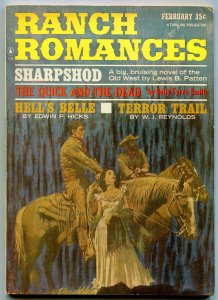 Ranch Romances Pulp February 1966- Sharpshod- Quick and the Dead