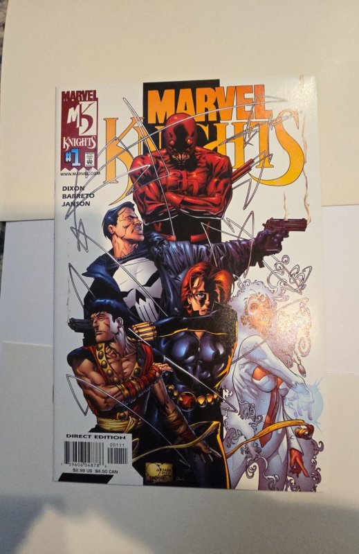 Marvel Knights #1 (2000) Daredevil/punisher/shang chi
