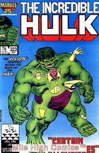 HULK  (1962 Series) (#1-6, #102-474, #600-635)(INCREDIBLE)(MV) #323 Very Fine