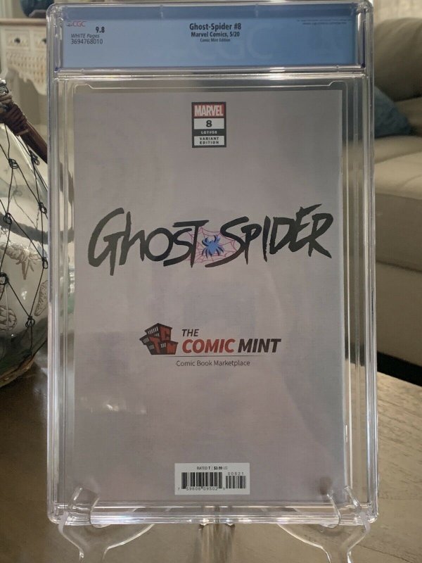 Ghost-Spider #8 CGC 9.8 Comic Mint Edition Peach Momoko Variant Cover