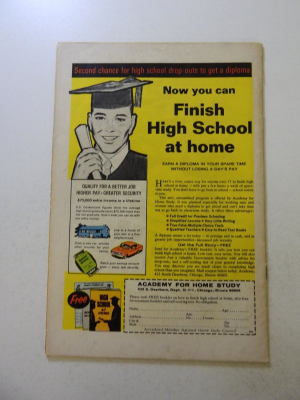 Nick Fury, Agent of SHIELD #13 (1969) VG+ condition 1 spine split