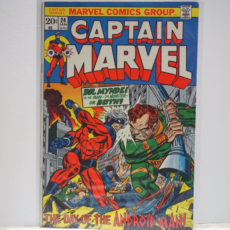 Captain Marvel #24 (1973) Very Fine Condition Dr. Hyde Appearance