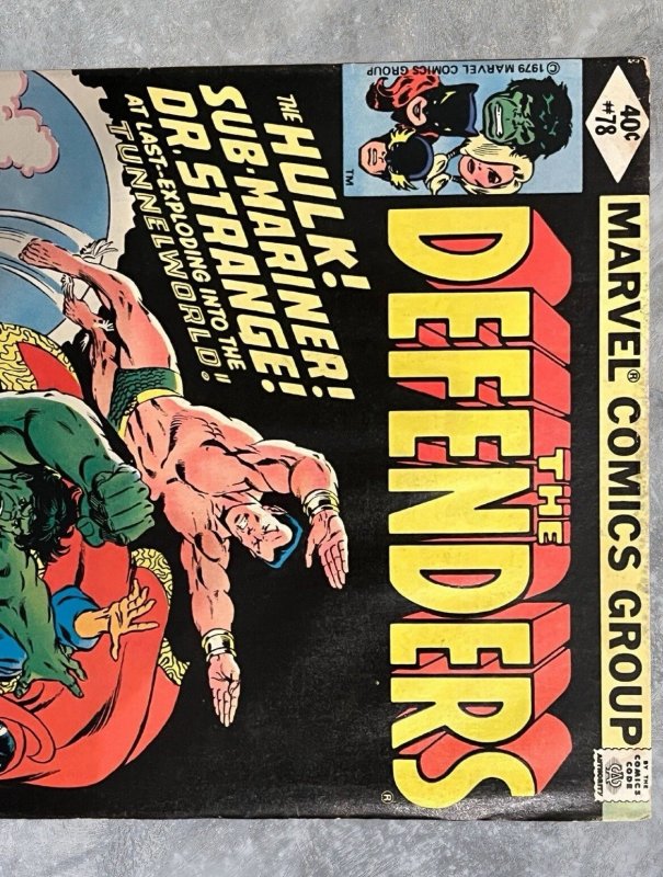 Defenders #78 Hulk, Dr Strange, Sub-Mariner - 1979 Marvel Comic
