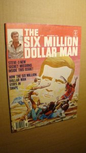 SIX MILLION DOLLAR MAN 3 NOV 1976 **HIGH GRADE** CHARLETON MAG NEIL ADAMS