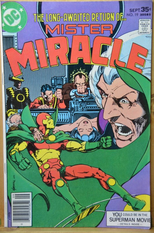 Mister Miracle #19 (1977) Hot Title !!!