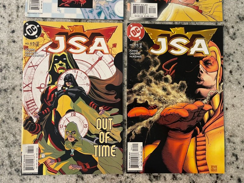 4 JSA DC Comic Books # 64 65 66 67 Justice Society Flash Atom 18 J854