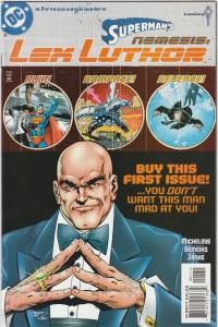 4 Superman's Nemesis: Lex Luthor DC Comic Books # 1 2 3 4 Michelinie BH47