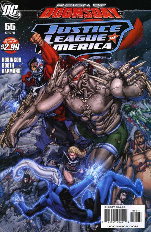 Justice League of America (2nd Series) #55 VF/NM; DC | save on shipping - detail