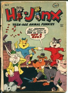 Hi-Jinx #1 1947-ACG-1st issue-1st Hepcats-Frank Sinatra-GOOD MINUS