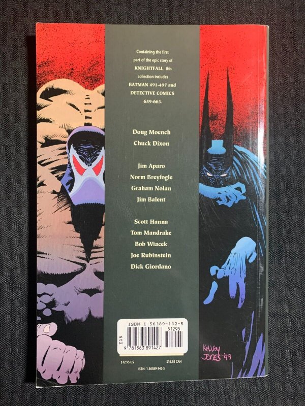1993 BATMAN KNIGHTFALL Part #1 Broken Bat SC TPB 1st DC Comics / Jim Aparo